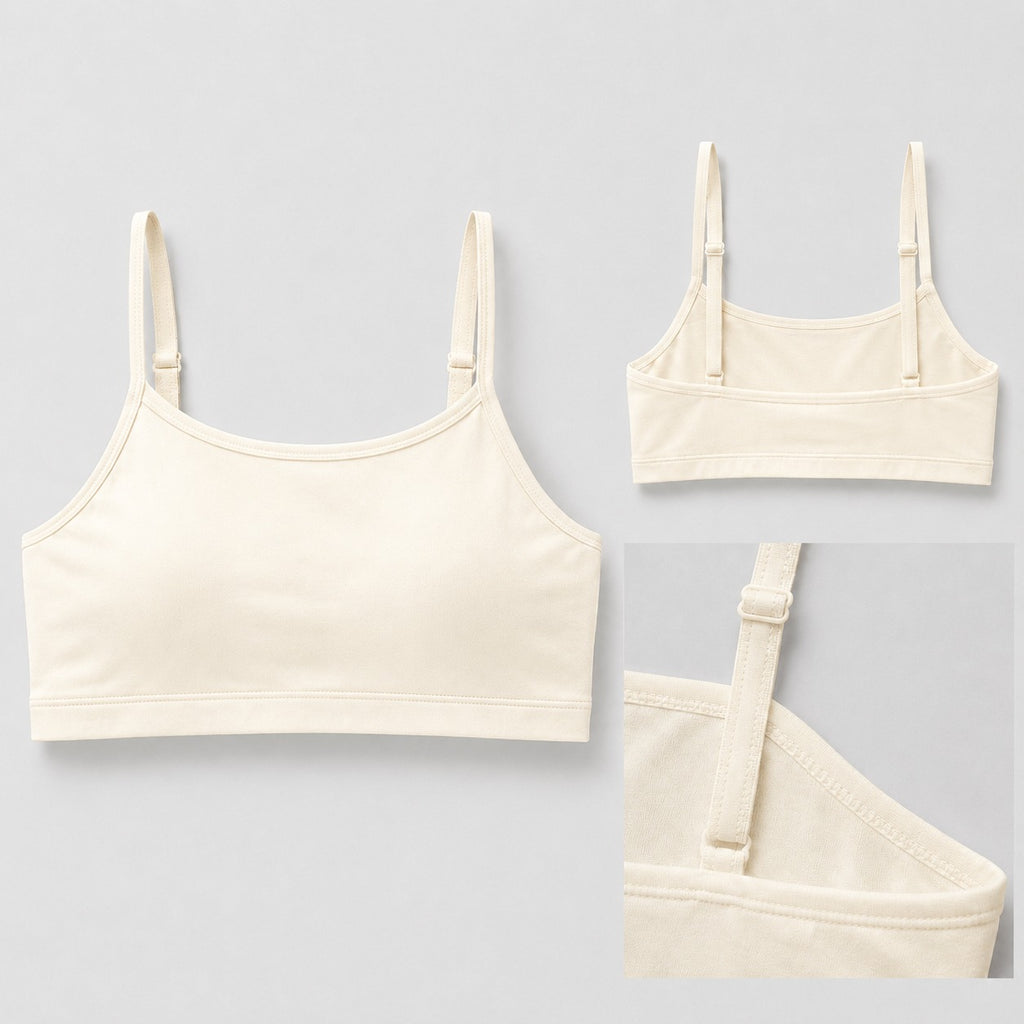 Girls Beginner Bra for 8-16 years | Organic Cotton Modal Fabric