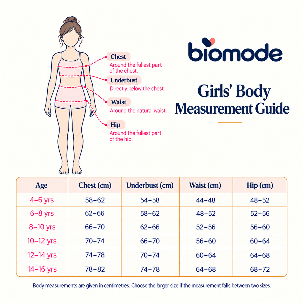 Girls Beginner Bra for 8-16 years | Organic Cotton Modal Fabric