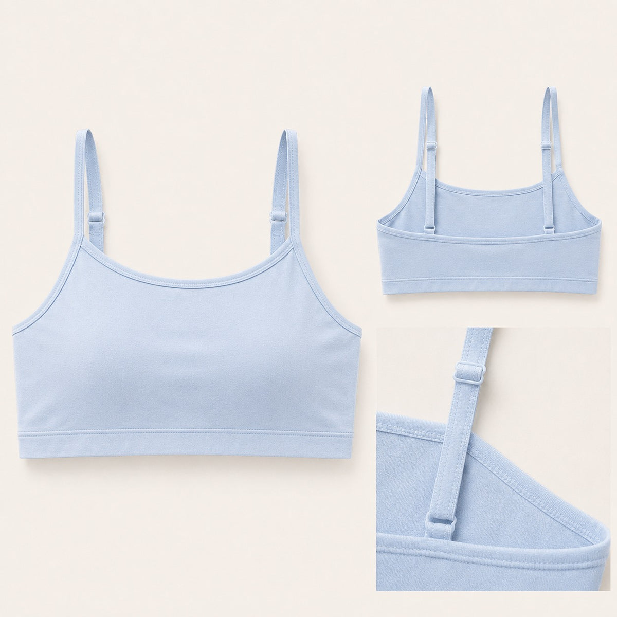 Girls Beginner Bra for 8-16 years | Organic Cotton Modal Fabric