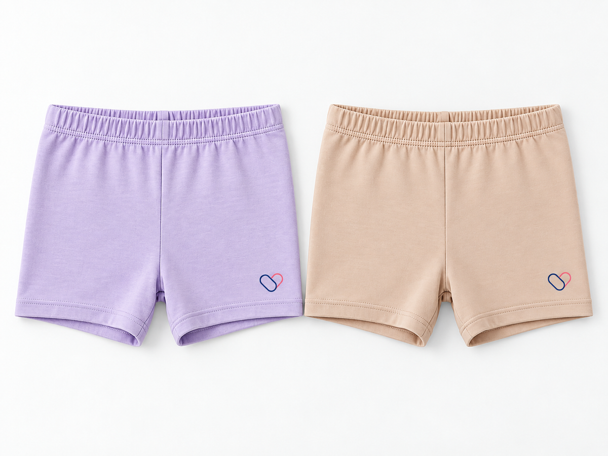 Girls Inner Shorts for 4-16 years| Organic Cotton Modal Fabric | Pack of 2