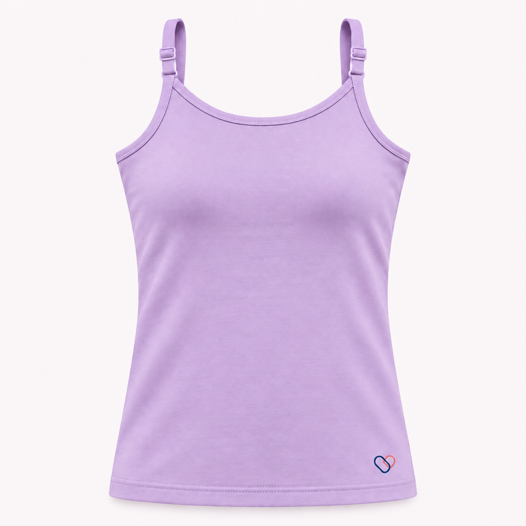 Girls Padded Camisole for 8-16 years | Organic Cotton Modal Fabric
